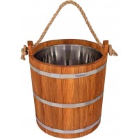 Запарник Woodson с нержавеющей вставкой, 20 л., Дуб