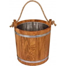 Запарник Woodson с нержавеющей вставкой, 12 л., Дуб