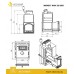 Печь для бани Эверест INOX 25 (205) под обкладку (AISI 430)