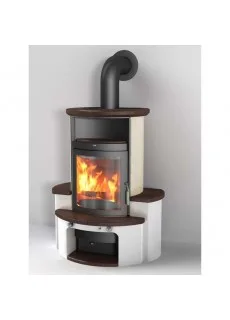 Отопительная Печь Hark 34 GT ECOplus, jola-braun/stone 245, титан