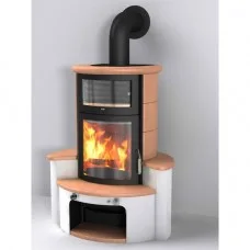 Отопительная Печь Hark 63 GT ECOplus, deco-cotto 351, черная рамка