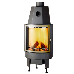 Каминная топка Hark 600/57 RK ECOplus, рамка золото