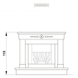 Мраморный портал Palazzetti Este, Rosso Portogallo