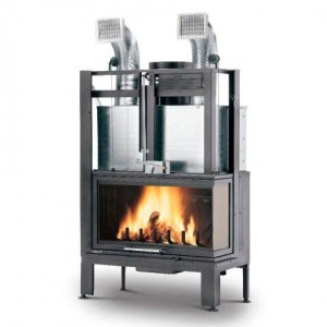 Каминная топка Palazzetti Ecomonoblocco 86 V08-S dx