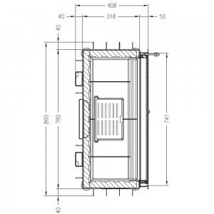 Каминная топка Palazzetti Sunny Fire INSERTO 74
