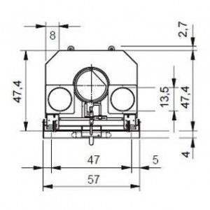 Каминная топка Palazzetti Ecomonoblocco 45 frontal