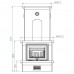 Печь-камин Keddy K20, SK 2002, прист., заднее подключ.