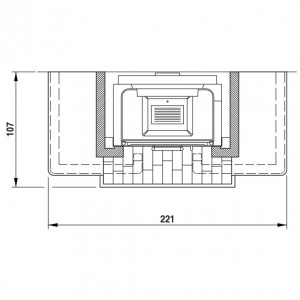 Каминная облицовка Palazzetti Courmayeur fulli-fitted 86