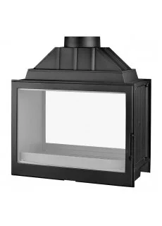 Каминная топка Liseo Castiron LCI 7 GDF, двусторонняя, с подвлдом внешнего воздуха