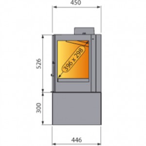 Отопительная печь Liseo L72 L
