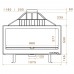 Каминная топка Liseo L11 DF HRC