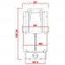 Каминная топка Axis KW 100 double face BG1