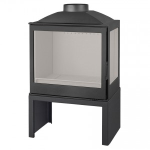 Отопительная печь Liseo Castiron LCI 5 GFR Stove, стекло справа