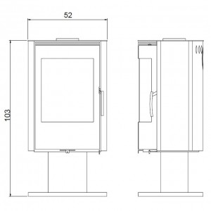 Отопительная печь Palazzetti AGNESE base