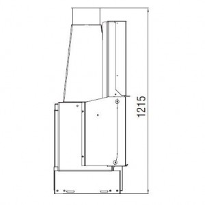 Каминная топка Axis KW80 Simple Face BN1