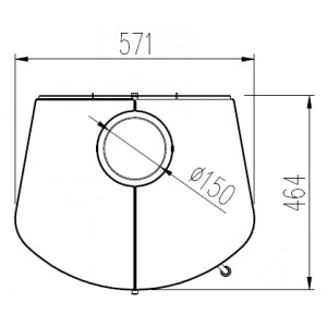 Отопительная Печь Hark 57, deco-cotto 351, черная рамка