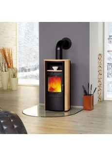 Отопительная Печь Hark 57, deco-cotto 351, черная рамка