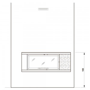 Каминная облицовка Palazzetti Dover, под Mbl 16:9 front