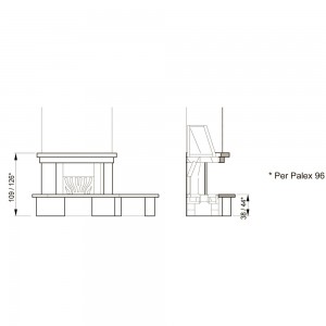Каминная облицовка Palazzetti Rovigno