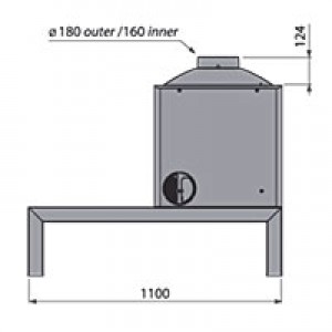 Отопительная печь Liseo L52 RL