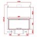 Каминная топка Axis KW 100 double face BN1