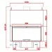 Каминная топка Axis KW 100 double face BN1