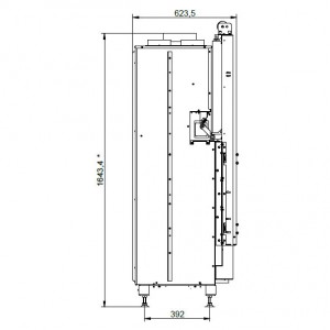 Каминная топка Palazzetti ECOMONOBLOCCO WT 16:9F V12 (double)