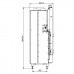 Каминная топка Palazzetti ECOMONOBLOCCO WT 16:9F V12 (double)