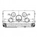 Каминная топка Palazzetti ECOMONOBLOCCO WT 16:9F V12 (double)