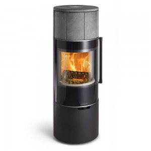Отопительная печь Keddy K900, Высокая, Soapstone, кромировання окантовка стекла
