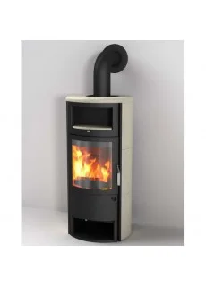 Отопительная Печь Hark 77 GT ECOPlus, stone 252, черная рамка