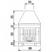 Каминная топка Palazzetti Palex C78 ghisa, refractory