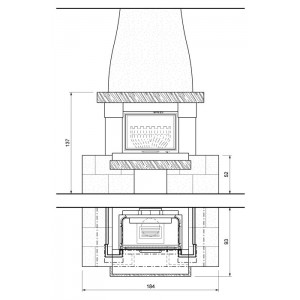 Каминная облицовка Palazzetti Avignone