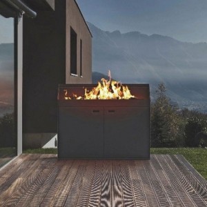 Ландшафтный камин Traforart JB1, нерж. сталь, RAL