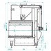 Каминная топка Palazzetti ECOMONOBLOCCO WT 60 3D V16EPLUS