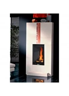 Каминная облицовка EdilKamin DROMOND bianco ambra + топка CRISTAL 45 N-09