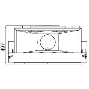 Каминная топка Axis KW100 Simple Face BG1