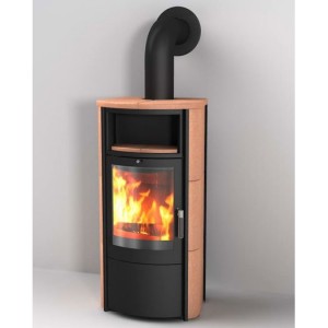 Отопительная Печь Hark 57 ECOplus, deco-cotto 351, черная рамка