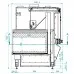 Каминная топка Palazzetti ECOMONOBLOCCO WT 60 3D V16