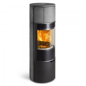 Отопительная печь Keddy K900, Высокая, Soapstone, кромировання окантовка стекла