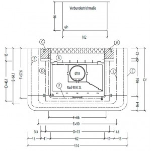 Каминная облицовка Hark 1/160.0 V1