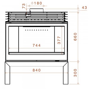 Отопительная печь Liseo L91