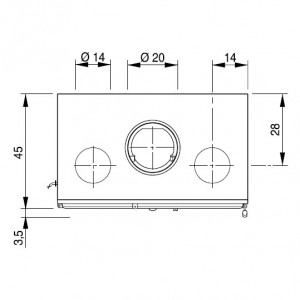 Каминная топка Palazzetti Ecopalex N76 natural front
