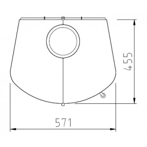 Отопительная Печь Hark 57 ECOplus sahara (435), черная рамка