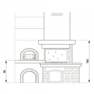 Каминная облицовка Palazzetti Brunico