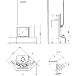 Каминная облицовка Palazzetti Granada