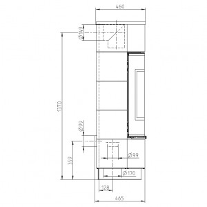 Отопительная печь Thorma ATIKA Standard Ceramic, белая