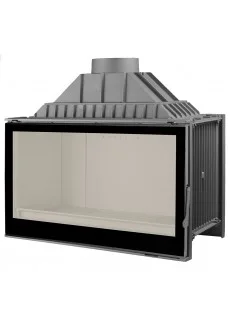 Каминная топка Liseo Castiron LCI 9 GF BG, черное стекло