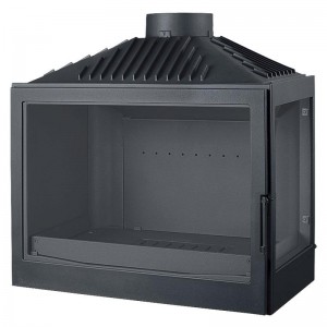 Каминная топка Liseo Castiron LCI 007 GFR, стекло справа