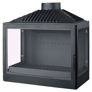 Каминная топка Liseo Castiron LCI 7 GFLR, два боковых стекла